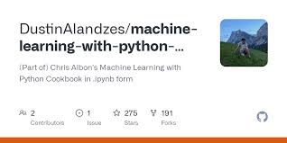 machine learning with python cookbook